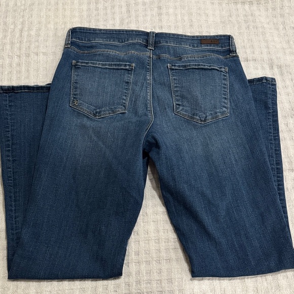 Kut from the Kloth Dark Blue High Rise Fab Ab Baby Bootcut Jeans - Picture 6 of 6